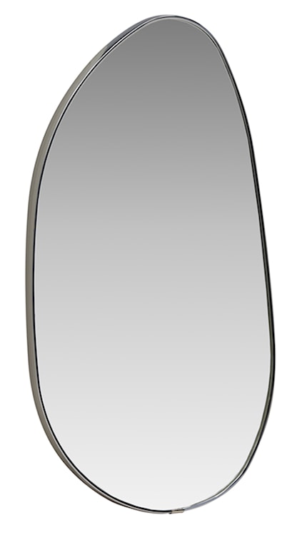Lustro ścienne Borgholm 55x30 cm w srebrnej ramie 
