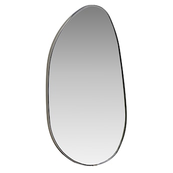 Lustro ścienne Borgholm 55x30 cm w srebrnej ramie