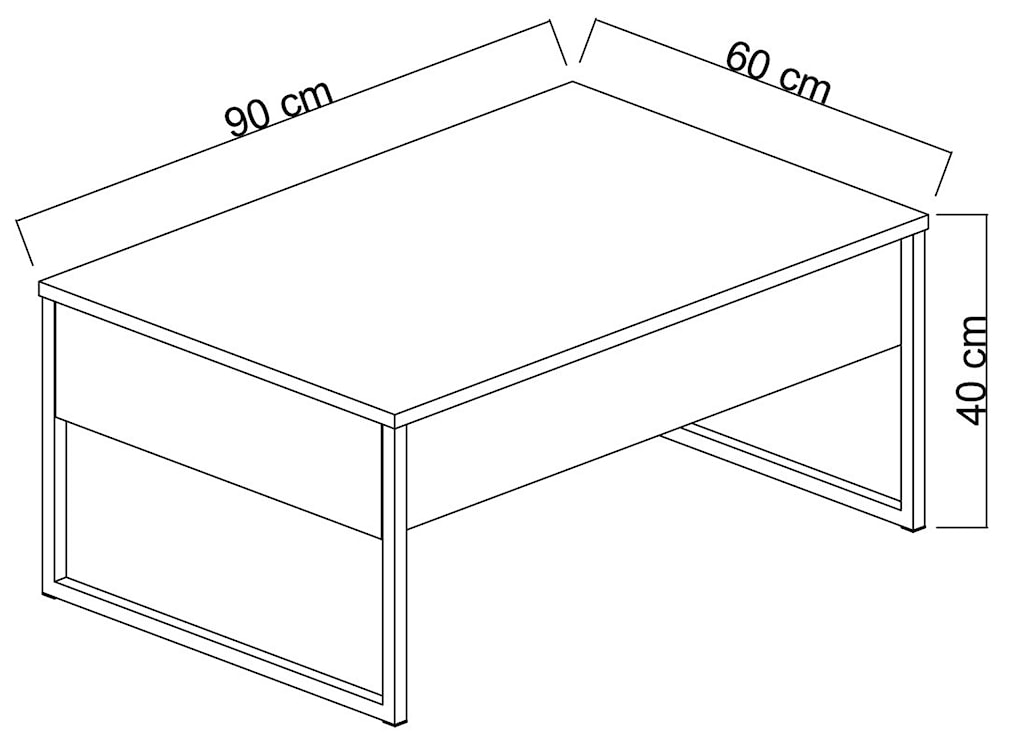 Stolik kawowy Steelaris na złotych metalowych nogach biały  - zdjęcie 4