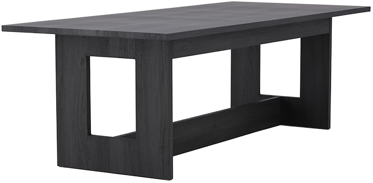 Stół do jadalni Noreel 235x100 cm dąb czarny 