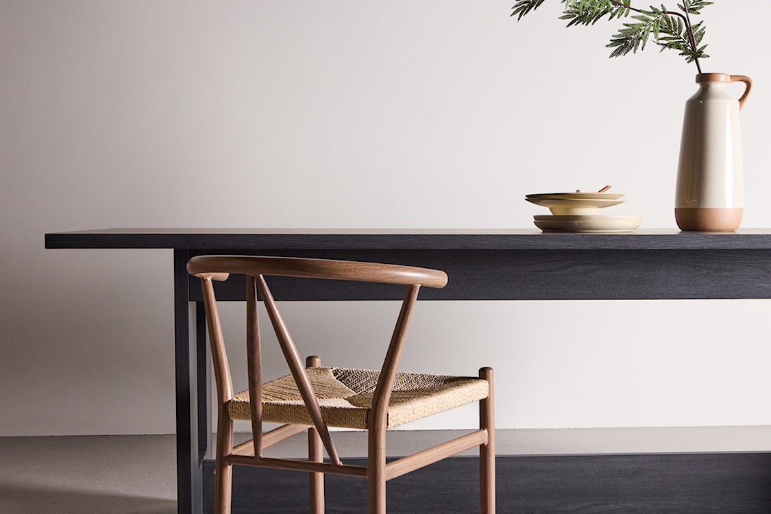 Stół do jadalni Noreel 235x100 cm dąb czarny  - zdjęcie 3