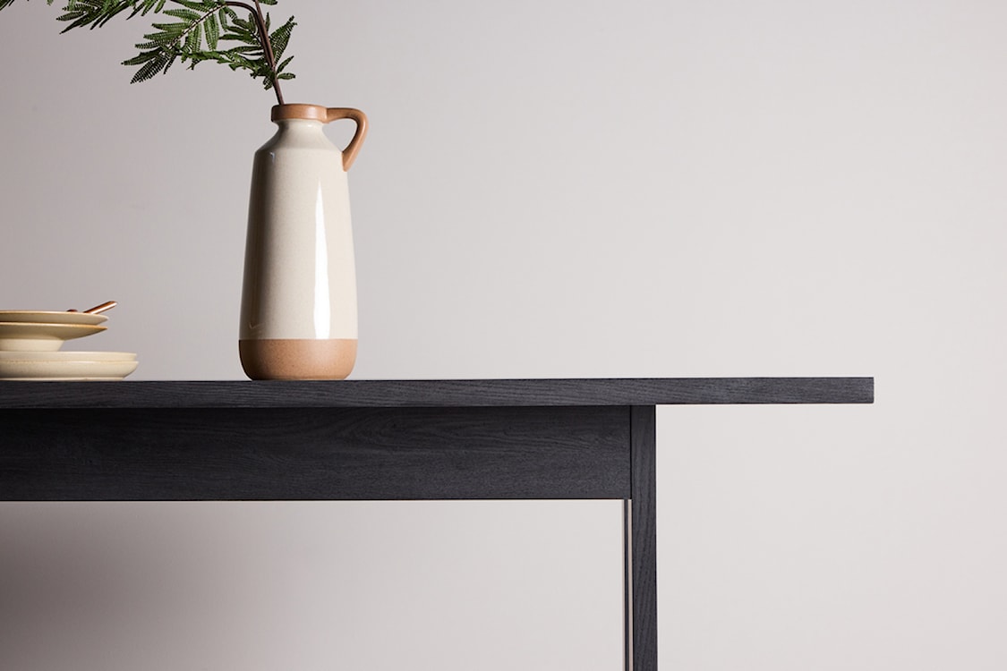 Stół do jadalni Noreel 235x100 cm dąb czarny  - zdjęcie 4