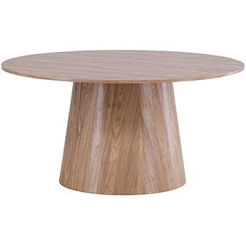 Stół do jadalni Lanzo okrągły 150 cm jasny orzech