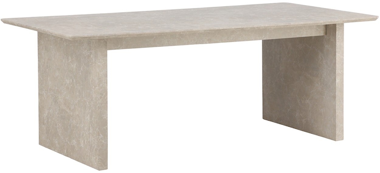 Stół do jadalni Garick 200x100 cm beżowy marmur 
