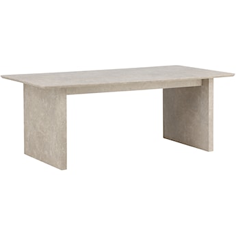 Stół do jadalni Garick 200x100 cm beżowy marmur
