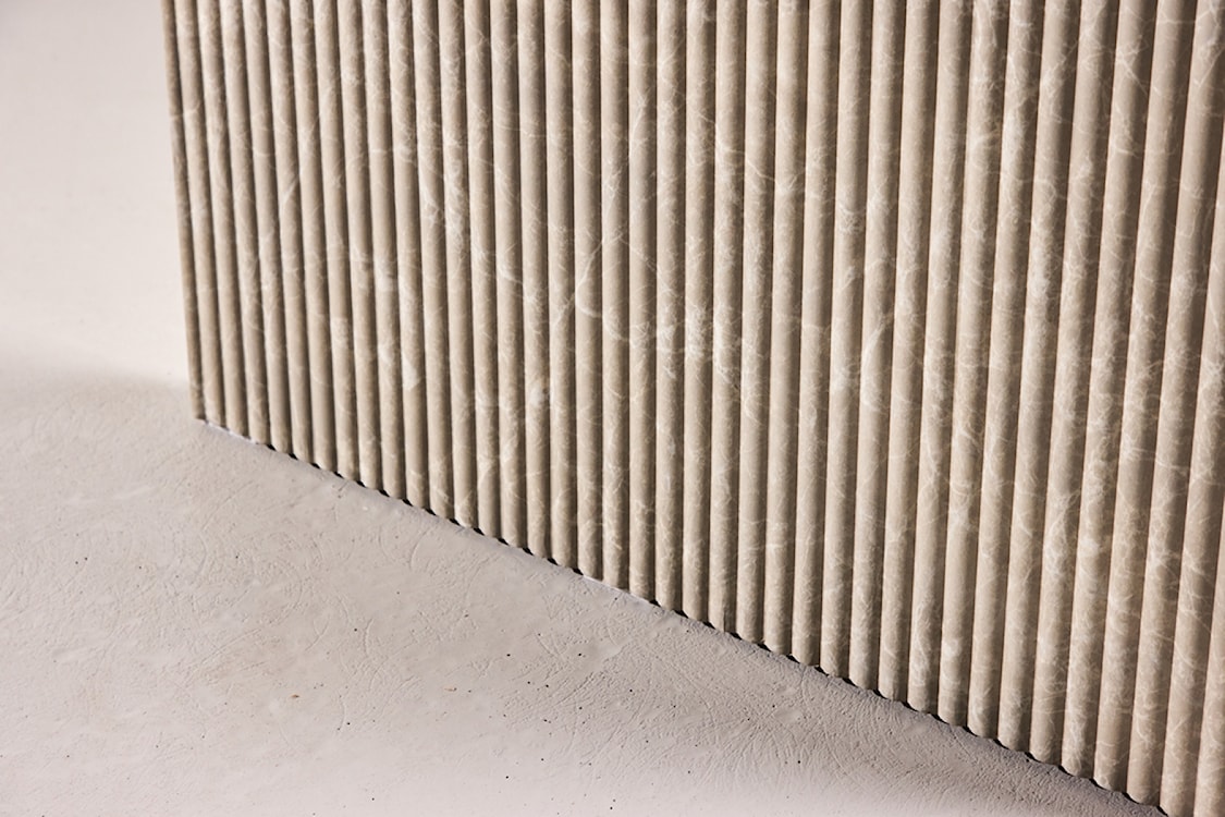 Stół do jadalni Garick 200x100 cm beżowy marmur  - zdjęcie 5