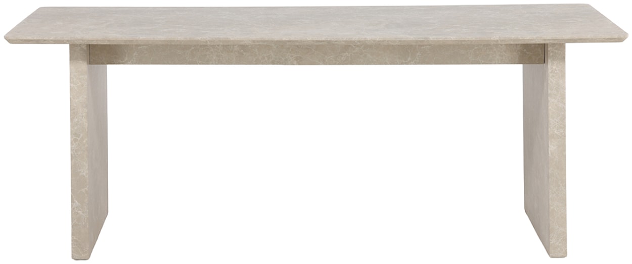 Stół do jadalni Garick 200x100 cm beżowy marmur  - zdjęcie 6
