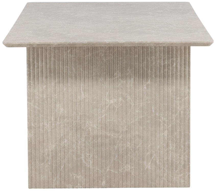 Stół do jadalni Garick 200x100 cm beżowy marmur  - zdjęcie 8