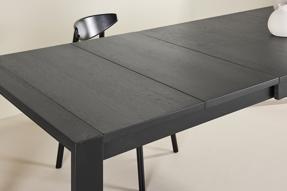 Stół do jadalni drewniany rozkładany Slider 170-250x95 cm dąb czarny  - zdjęcie 4