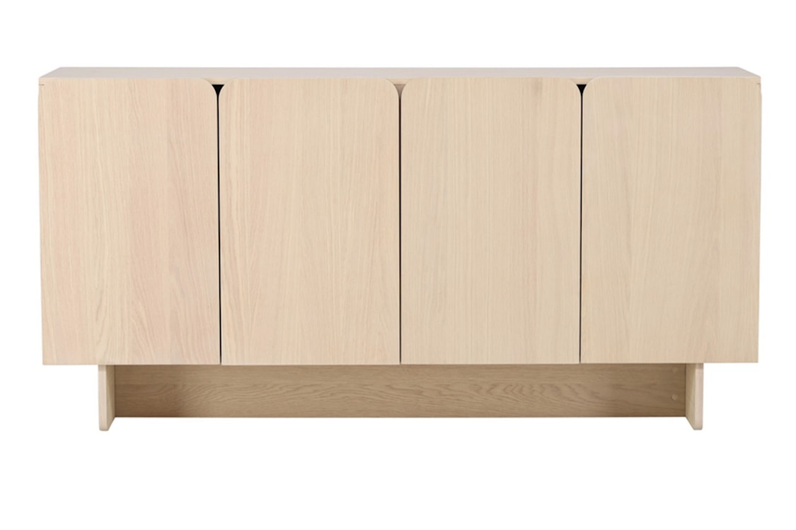 Komoda czterodrzwiowa Divilly 160 cm dąb bielony