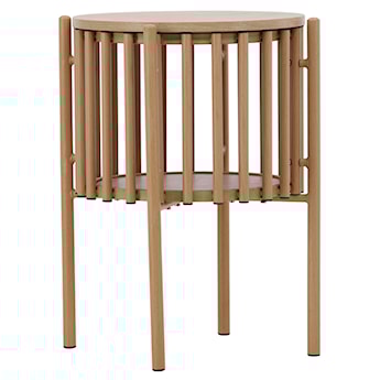 Stolik kawowy Rubbo okrągły 45 cm jasne drewno