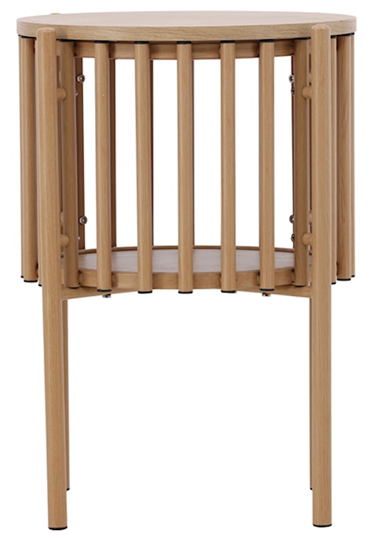 Stolik kawowy Rubbo okrągły 45 cm jasne drewno  - zdjęcie 5