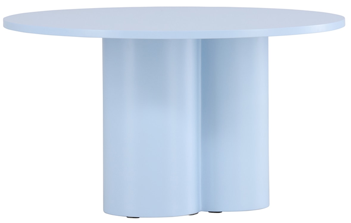 Stolik kawowy Convalder średnica 80 cm jasnoniebieski 