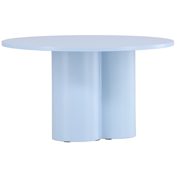 Stolik kawowy Convalder średnica 80 cm jasnoniebieski