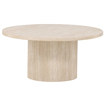 Stolik kawowy Hydrown okrągły 80 cm trawertyn