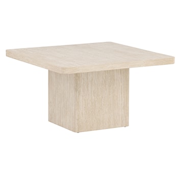 Stolik kawowy Qvart kwadratowy 80 cm trawertyn
