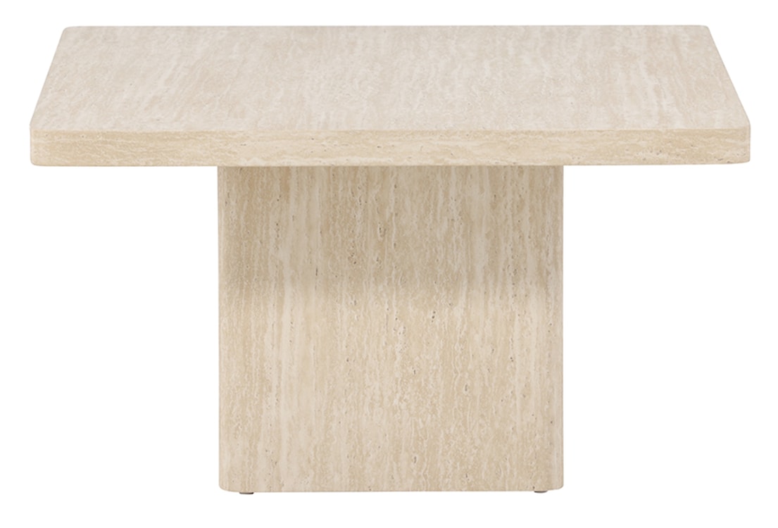 Stolik kawowy Qvart kwadratowy 80 cm trawertyn  - zdjęcie 4