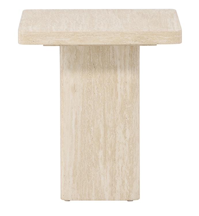 Stolik kawowy Qvart kwadratowy 50 cm trawertyn  - zdjęcie 5