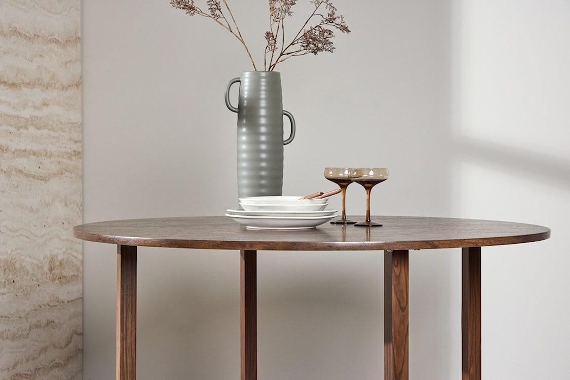 Stół do jadalni Tallone okrągły 120 cm orzech  - zdjęcie 3