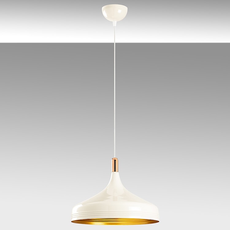Lampa sufitowa Ardulace średnica 36 cm biała/złota  - zdjęcie 7