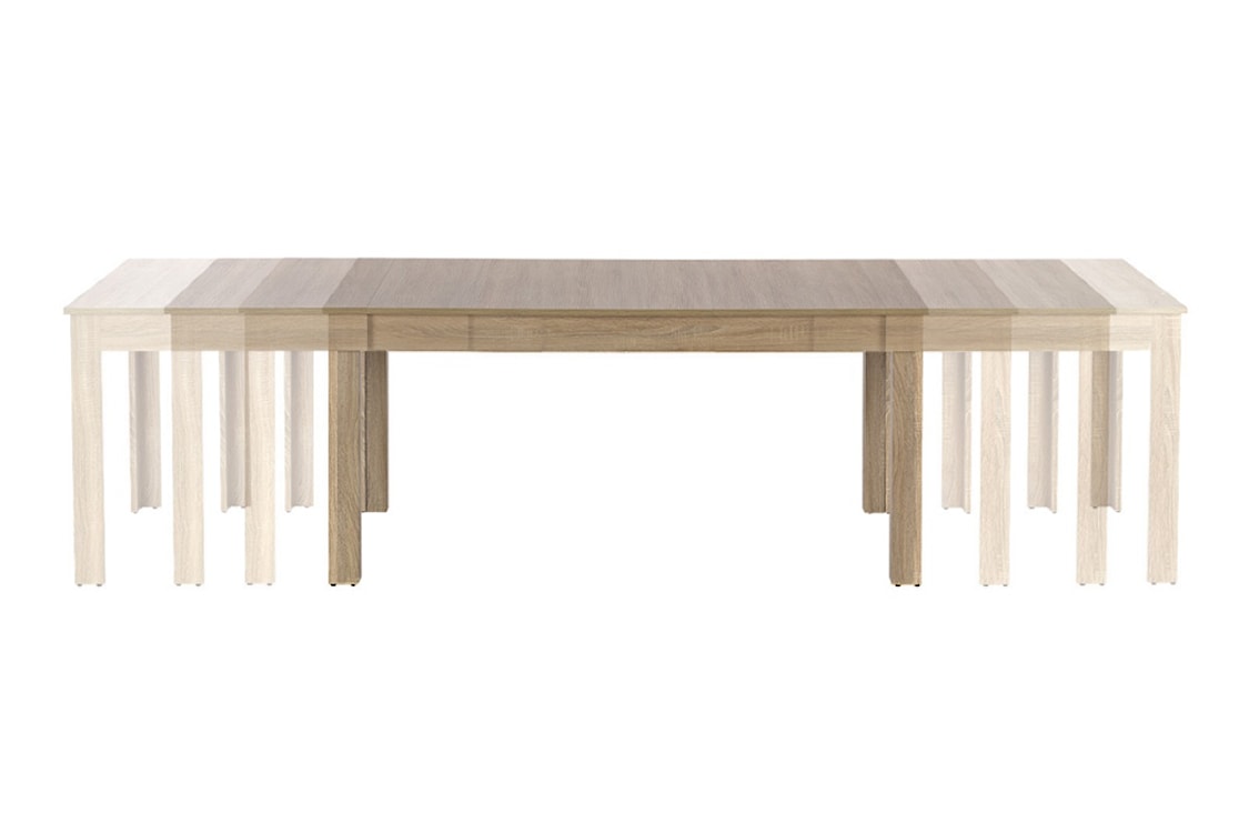 Stół rozkładany Pera 160-300x90 cm dąb sonoma  - zdjęcie 3