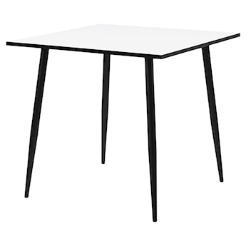 Stół do jadalni kwadratowy Denaser 80x80 cm biały