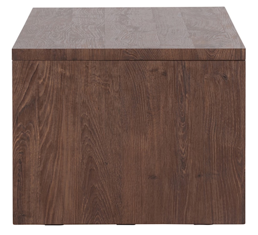 Stolik kawowy Lorren 100x50 cm mokka z półką  - zdjęcie 7