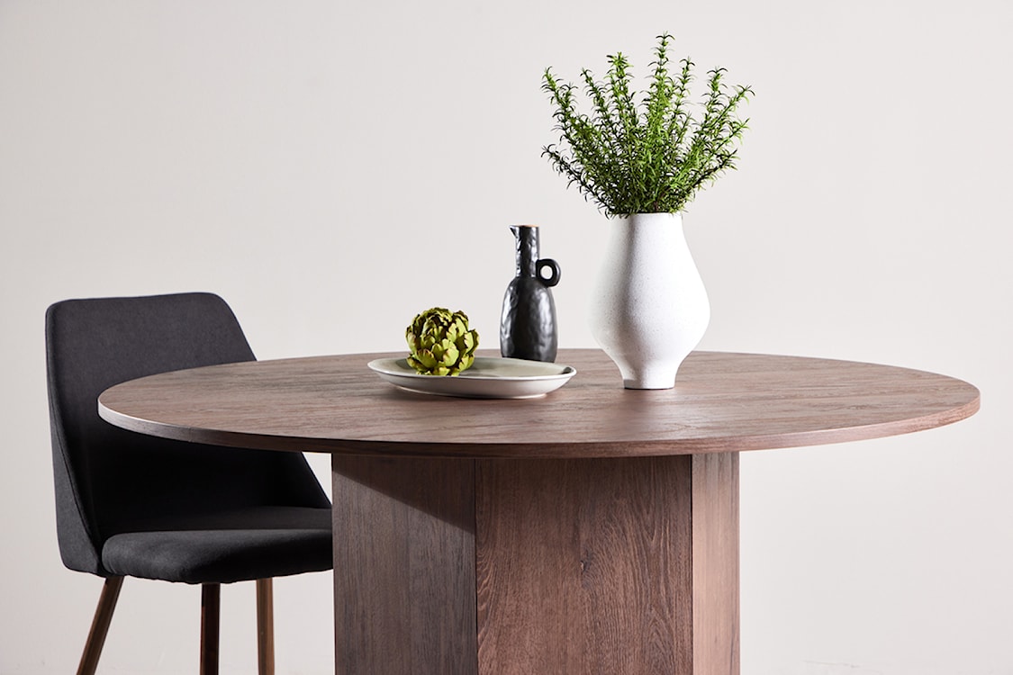 Stół do jadalni Veyla okrągły 120 cm mokka  - zdjęcie 3