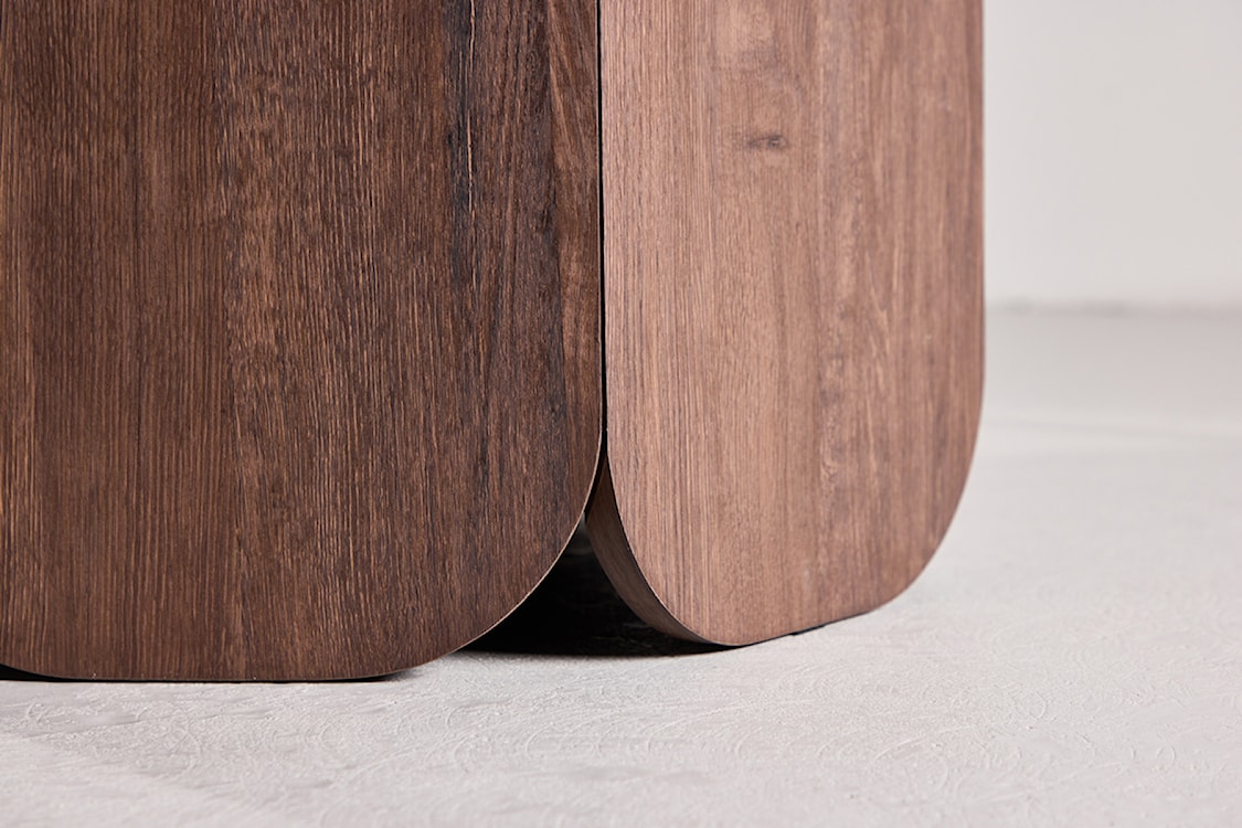 Stół do jadalni Veyla okrągły 120 cm mokka  - zdjęcie 5