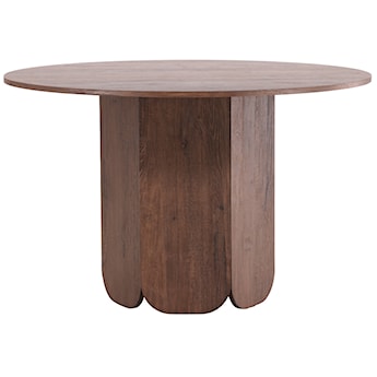 Stół do jadalni Veyla okrągły 120 cm mokka