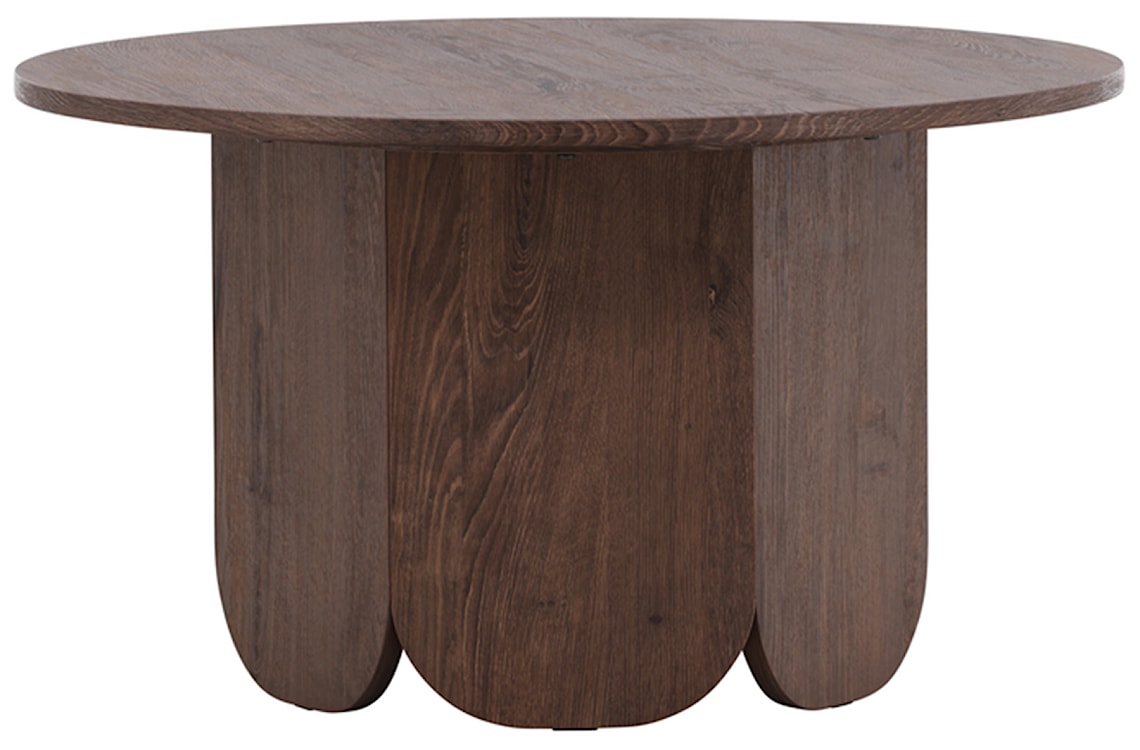 Stolik kawowy Veyla okrągły 80 cm mokka 