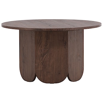 Stolik kawowy Veyla okrągły 80 cm mokka