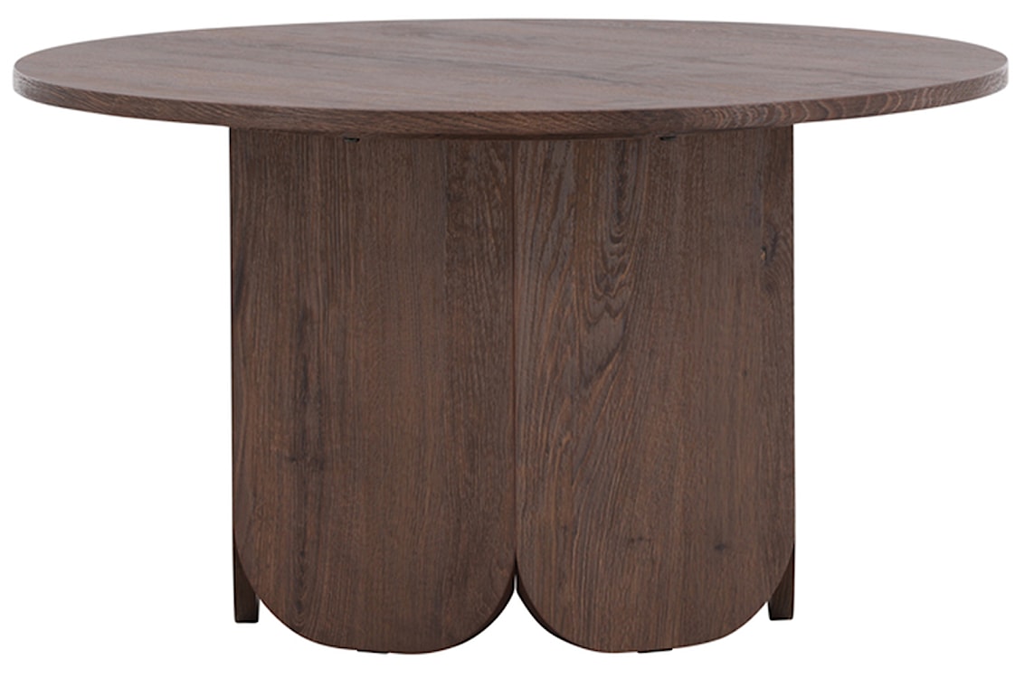 Stolik kawowy Veyla okrągły 80 cm mokka  - zdjęcie 5