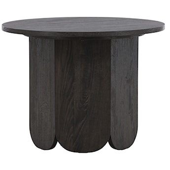 Stolik kawowy Veyla okrągły 60 cm dąb czarny