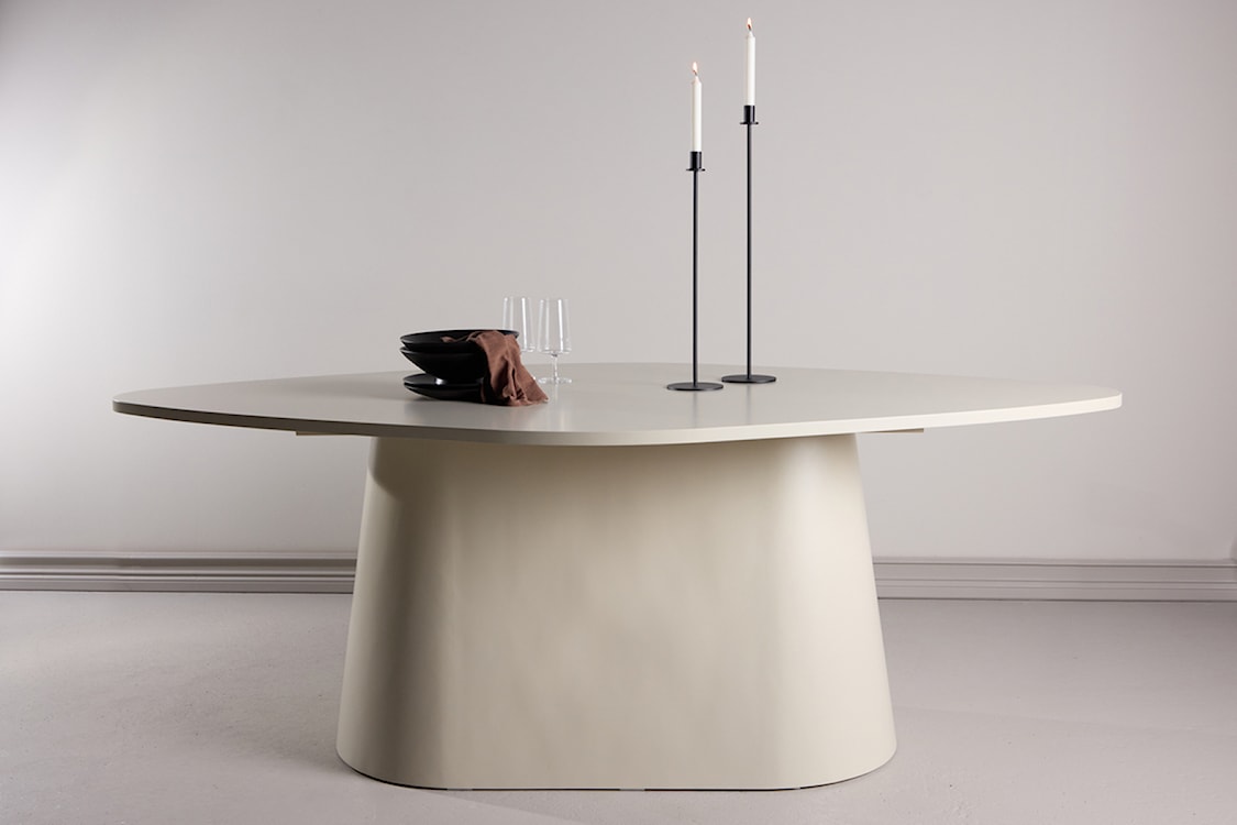 Stół do jadalni Orine 210x110 cm beżowy  - zdjęcie 2