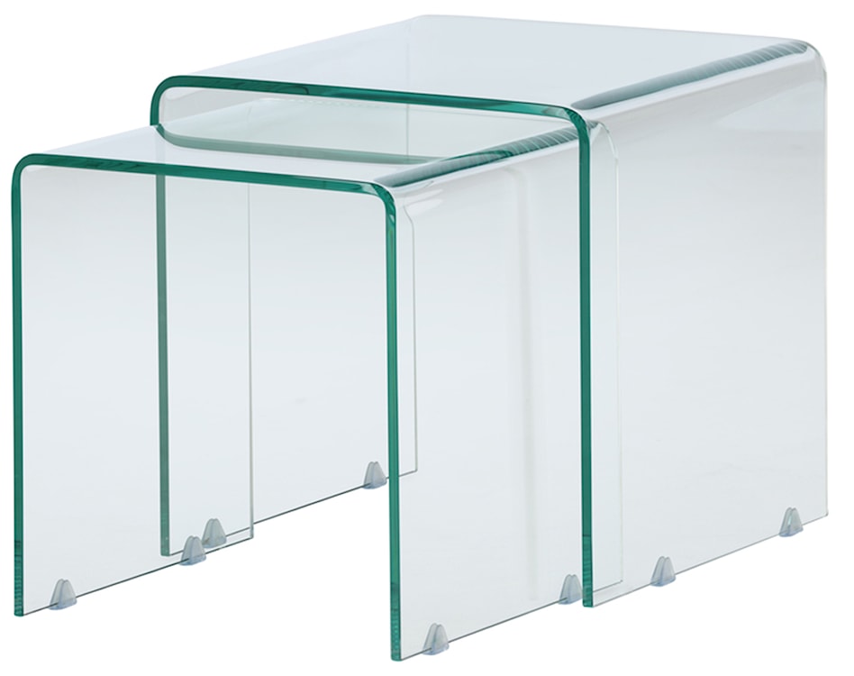 Zestaw stolików kawowych Avarative szklane 