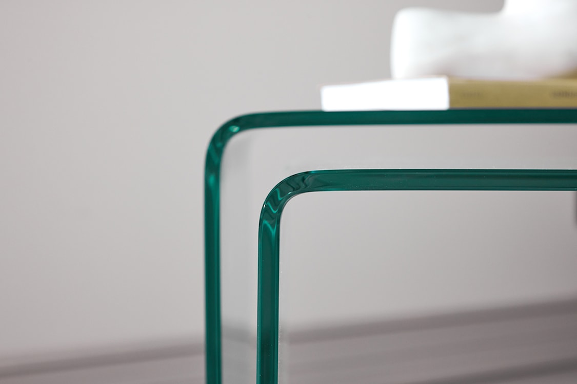 Zestaw stolików kawowych Avarative szklane  - zdjęcie 6