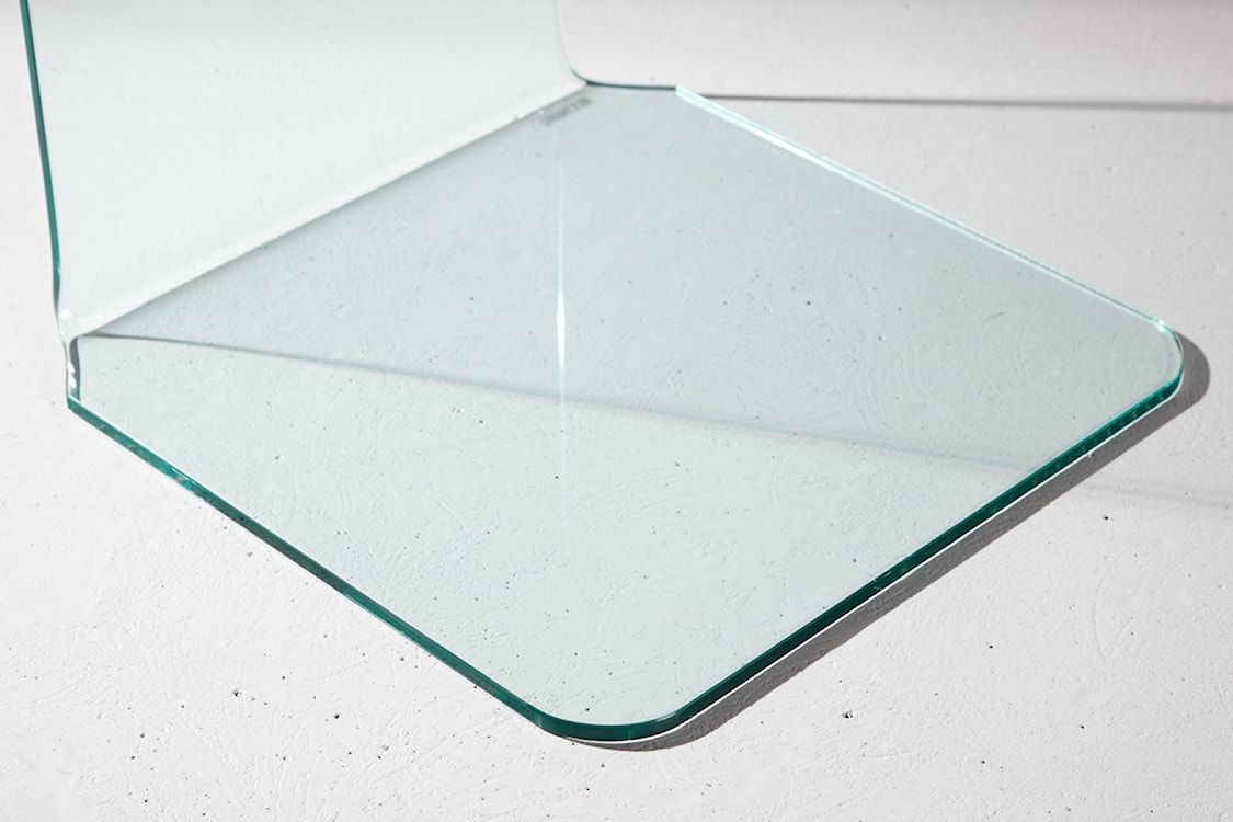 Stolik boczny Avarative 45x45 cm szklany  - zdjęcie 3