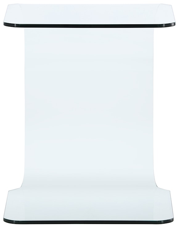 Stolik boczny Avarative 45x45 cm szklany  - zdjęcie 5