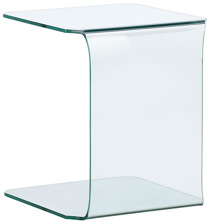 Stolik boczny Avarative 45x45 cm szklany  - zdjęcie 6