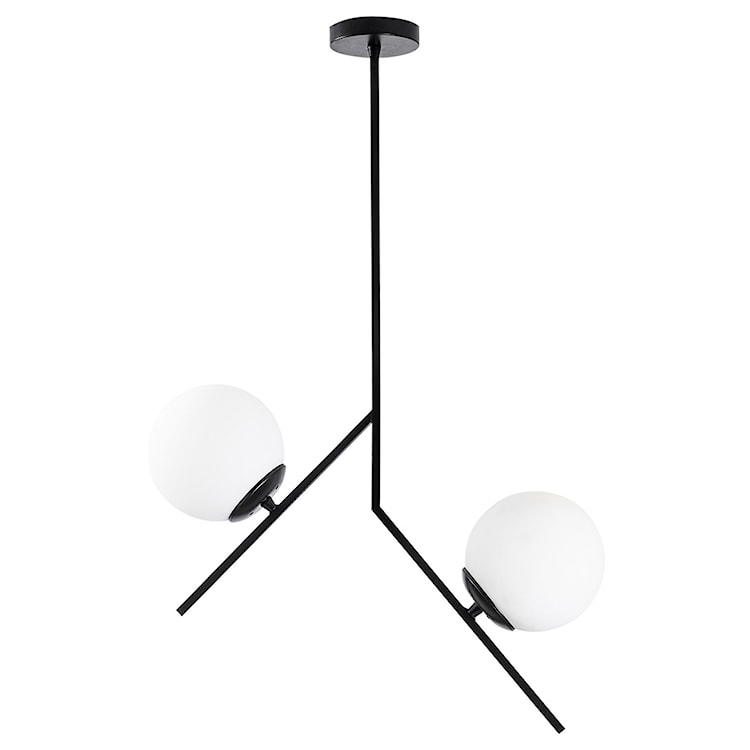 Lampa wisząca Solanum x2 czarno-biała