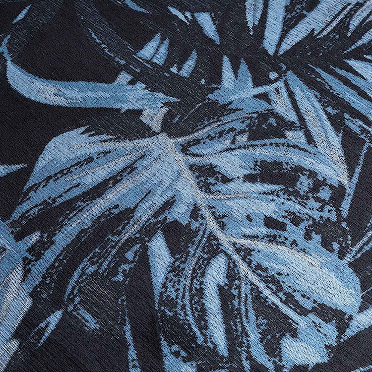 Dywan łatwoczyszczący Dschubba niebieski liście 160x230 cm  - zdjęcie 7