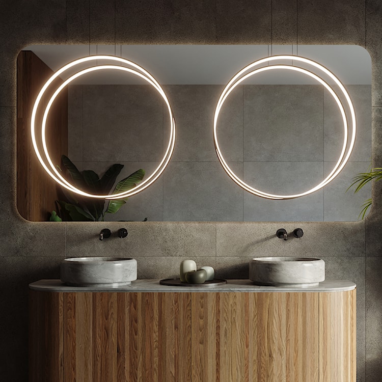 Lampa wisząca Retore średnica 55 cm 3000K czarna  - zdjęcie 2