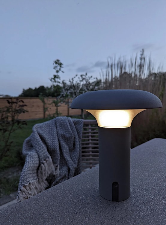 Lampa ogrodowa Miraeled LED szara  - zdjęcie 2