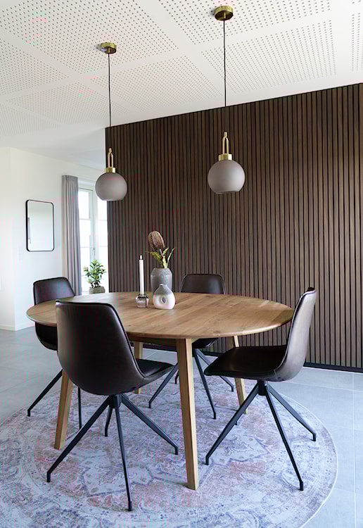 Lampa wisząca Bludin kulisty dymiony klosz  - zdjęcie 3