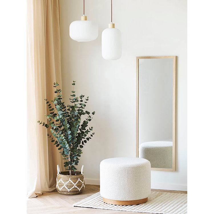 Lampa wisząca Argalo 30 cm biało-brązowa  - zdjęcie 4