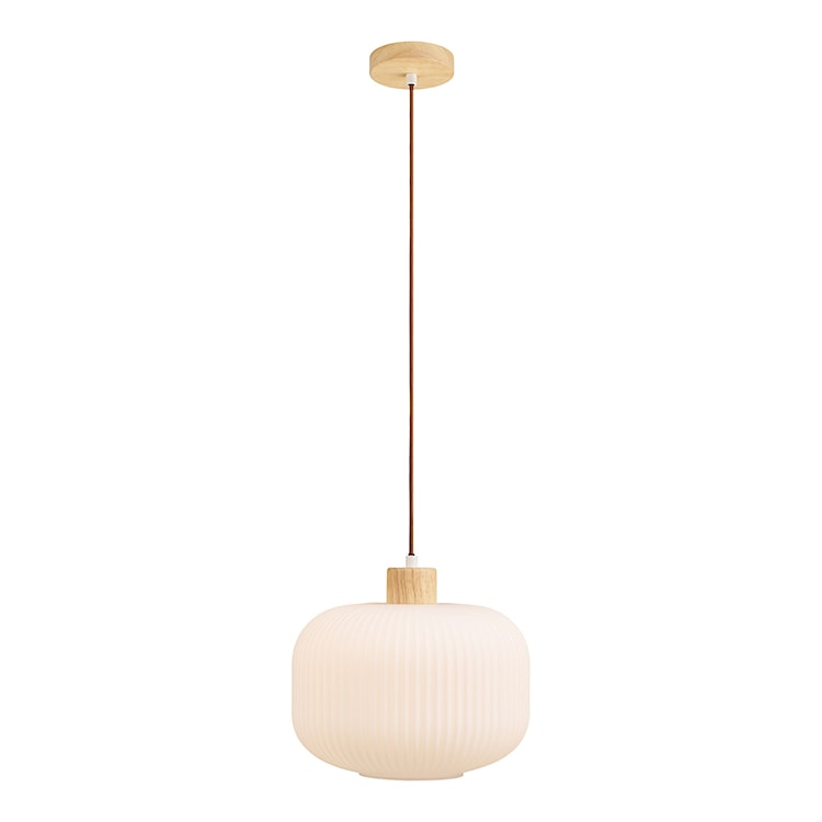 Lampa wisząca Argalo 30 cm biało-brązowa  - zdjęcie 6