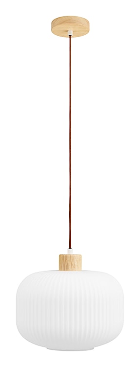 Lampa wisząca Argalo 30 cm biało-brązowa 