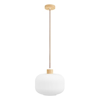 Lampa wisząca Argalo 30 cm biało-brązowa
