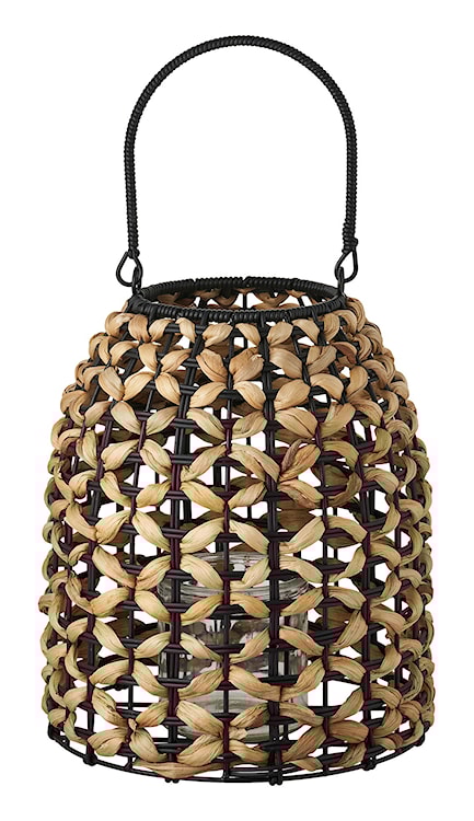 Lampion Pinto 28,5 cm brązowo-czarny 